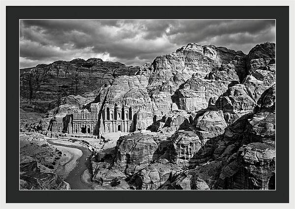 Petra Treasury Canyon Vista