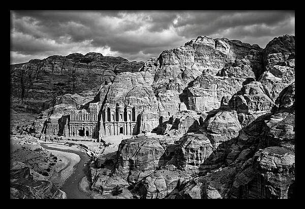 Petra Treasury Canyon Vista