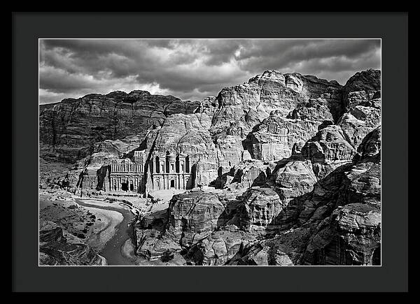 Petra Treasury Canyon Vista