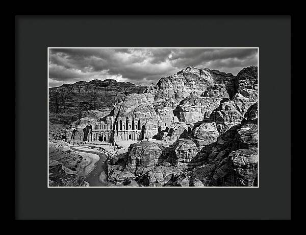 Petra Treasury Canyon Vista