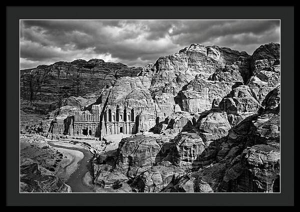 Petra Treasury Canyon Vista