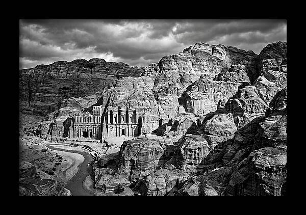 Petra Treasury Canyon Vista