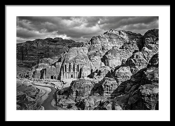 Petra Treasury Canyon Vista