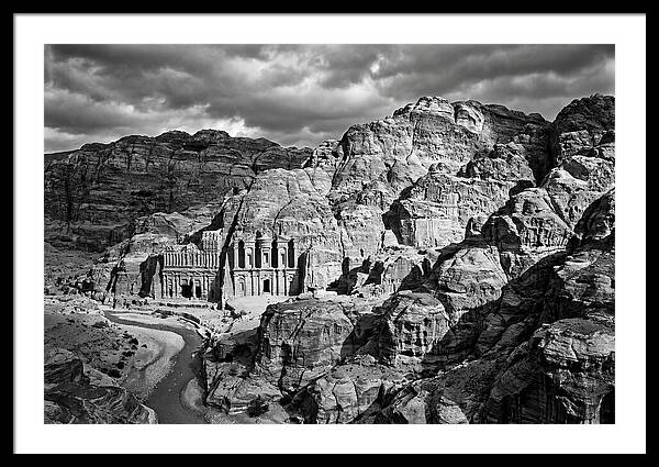 Petra Treasury Canyon Vista