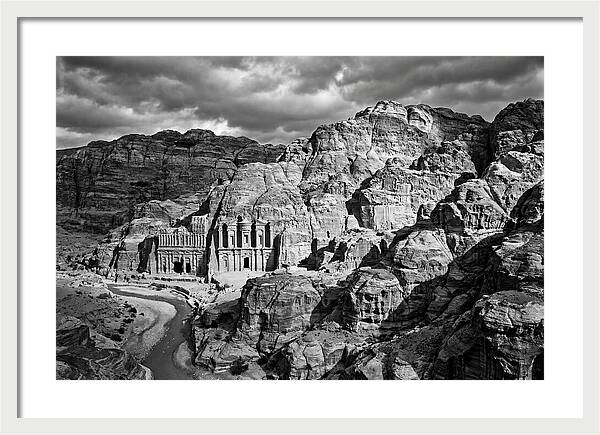 Petra Treasury Canyon Vista