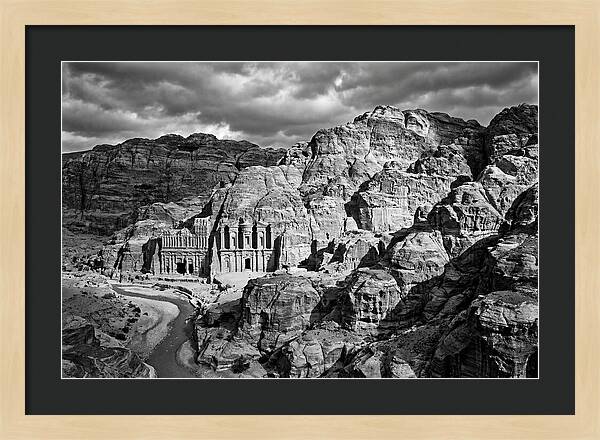 Petra Treasury Canyon Vista