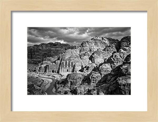 Petra Treasury Canyon Vista