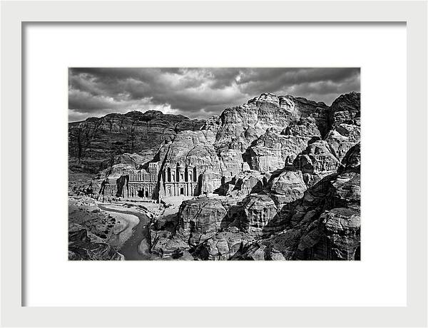 Petra Treasury Canyon Vista