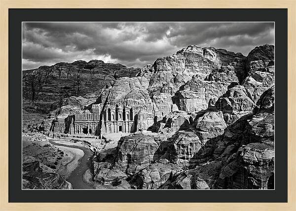 Petra Treasury Canyon Vista