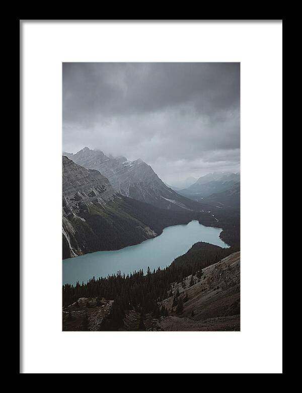Peyto Lake Overlook Serenity