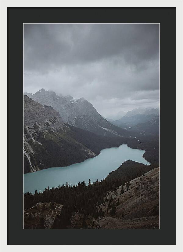 Peyto Lake Overlook Serenity