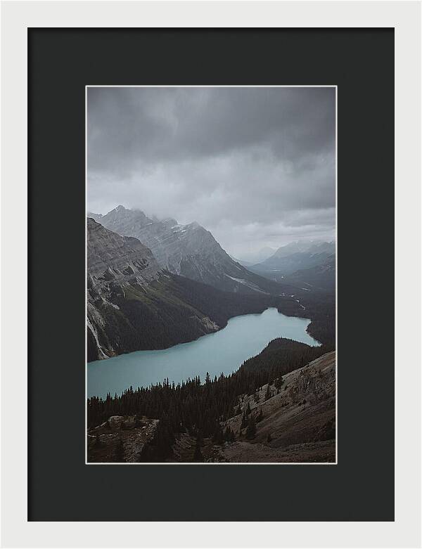 Peyto Lake Overlook Serenity