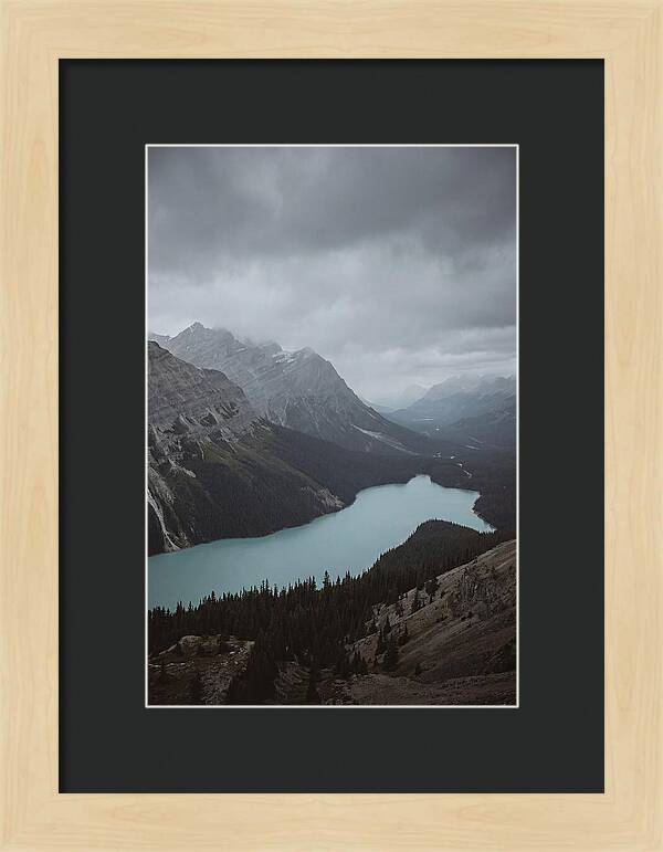 Peyto Lake Overlook Serenity