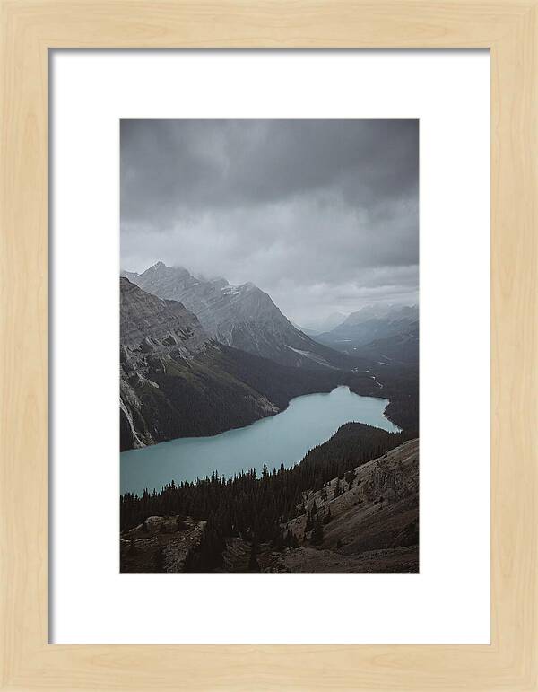 Peyto Lake Overlook Serenity