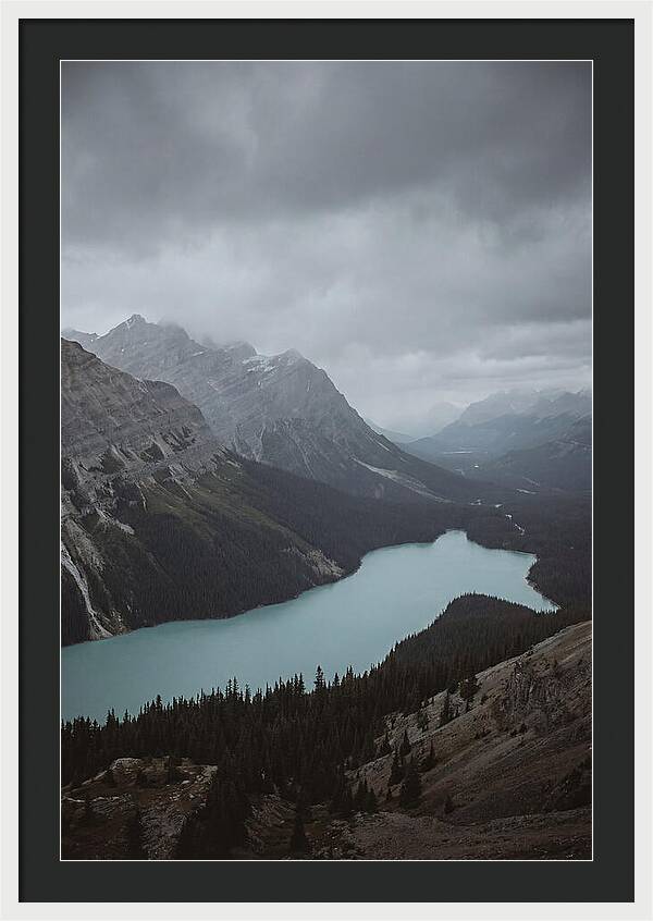 Peyto Lake Overlook Serenity