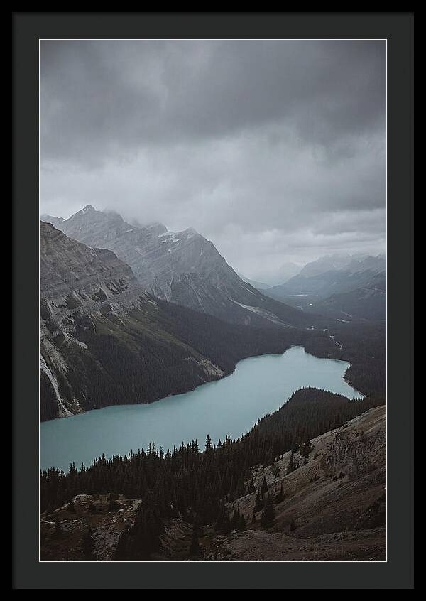 Peyto Lake Overlook Serenity
