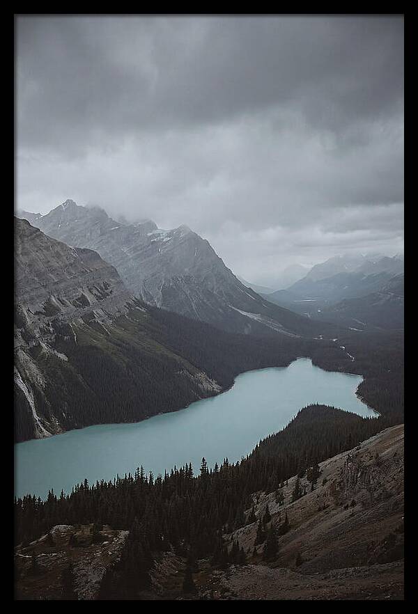 Peyto Lake Overlook Serenity