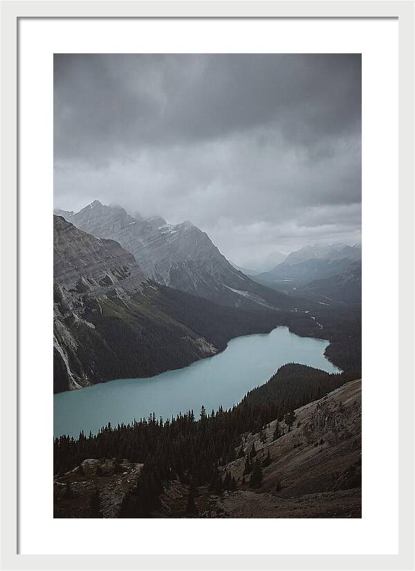 Peyto Lake Overlook Serenity