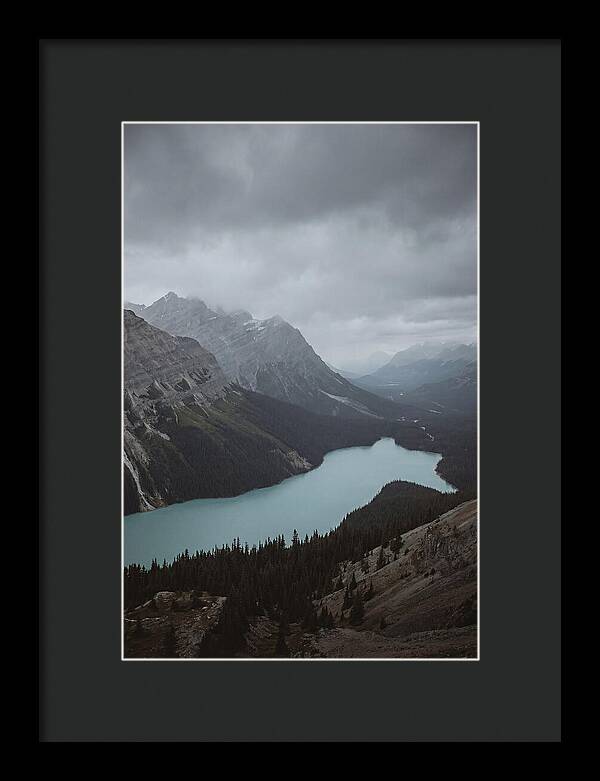 Peyto Lake Overlook Serenity