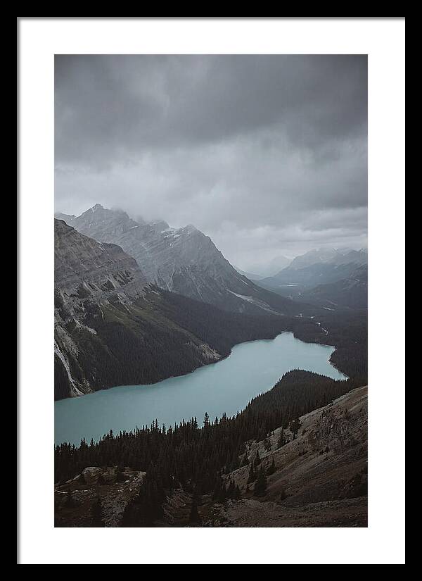 Peyto Lake Overlook Serenity