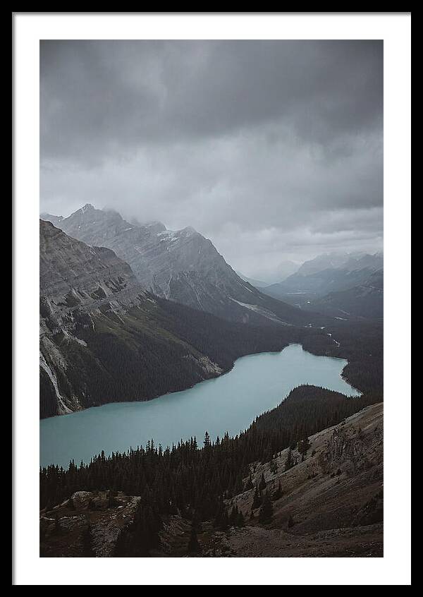 Peyto Lake Overlook Serenity