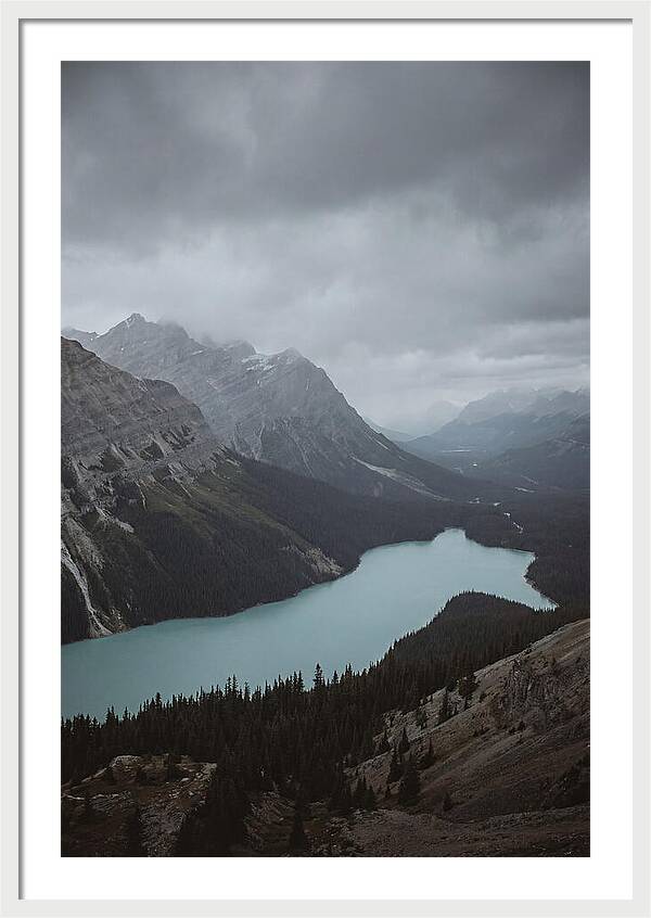 Peyto Lake Overlook Serenity