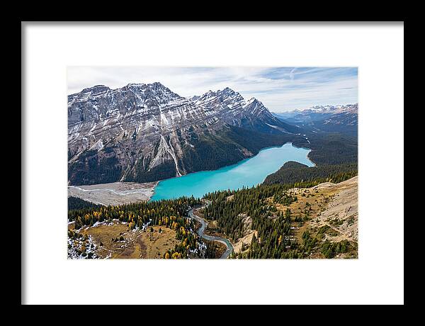 Peyto Lake Tranquil Vista