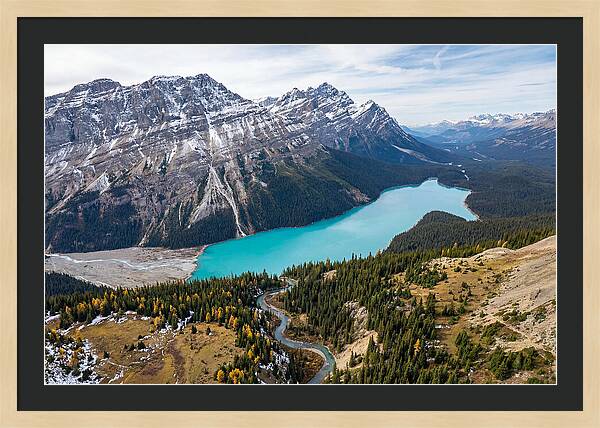 Peyto Lake Tranquil Vista