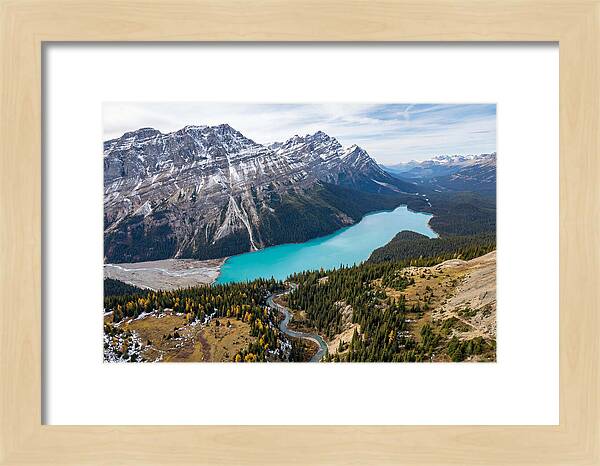 Peyto Lake Tranquil Vista