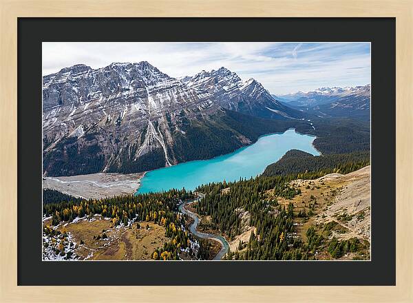 Peyto Lake Tranquil Vista