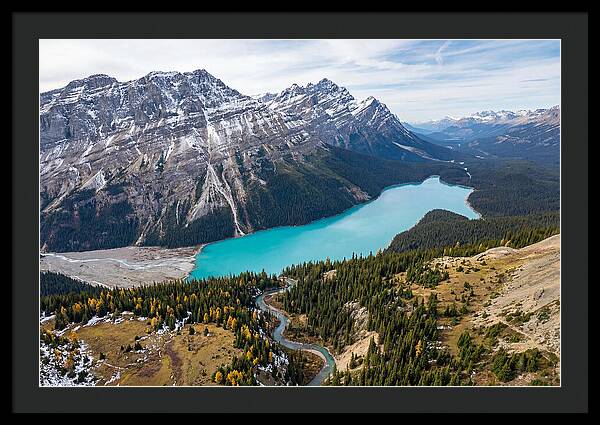 Peyto Lake Tranquil Vista