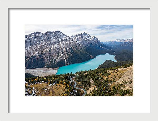 Peyto Lake Tranquil Vista