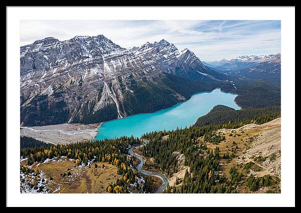 Peyto Lake Tranquil Vista