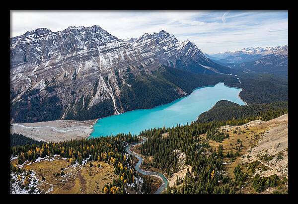 Peyto Lake Tranquil Vista