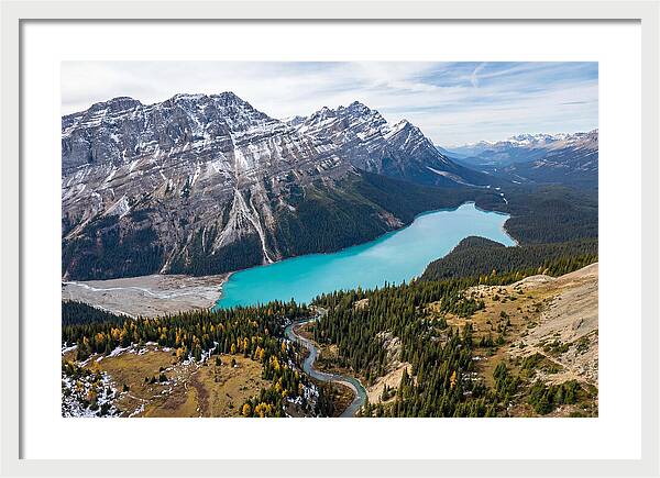 Peyto Lake Tranquil Vista