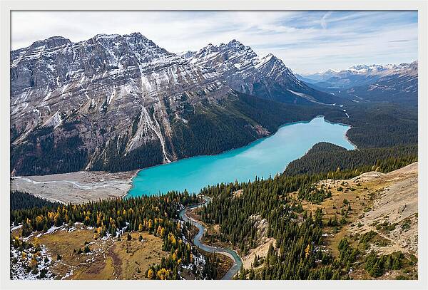 Peyto Lake Tranquil Vista