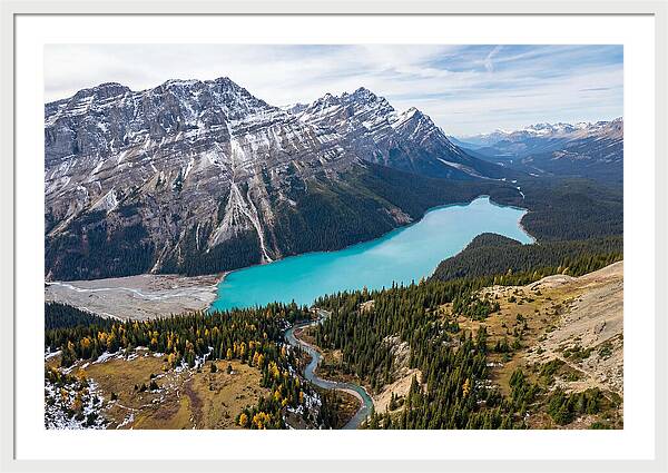 Peyto Lake Tranquil Vista