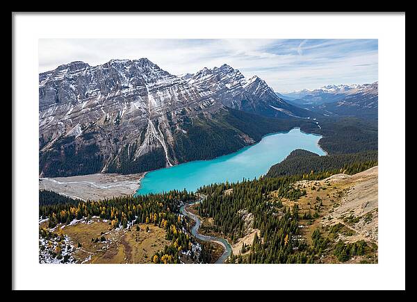 Peyto Lake Tranquil Vista