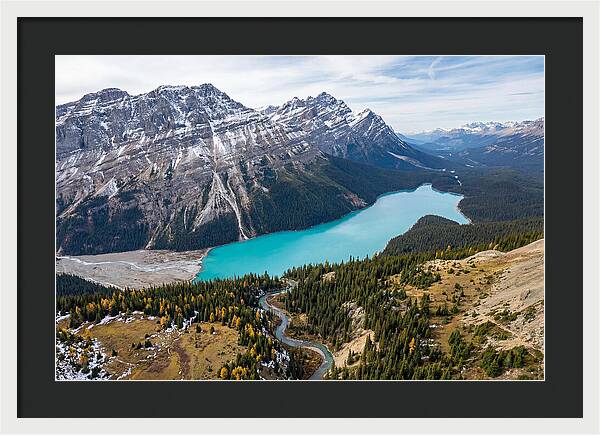 Peyto Lake Tranquil Vista