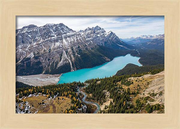 Peyto Lake Tranquil Vista