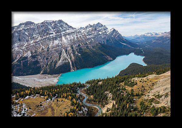 Peyto Lake Tranquil Vista