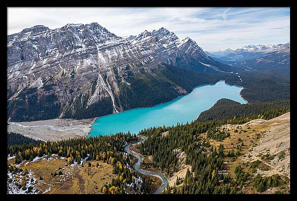 Peyto Lake Tranquil Vista