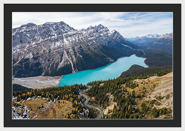 Peyto Lake Tranquil Vista