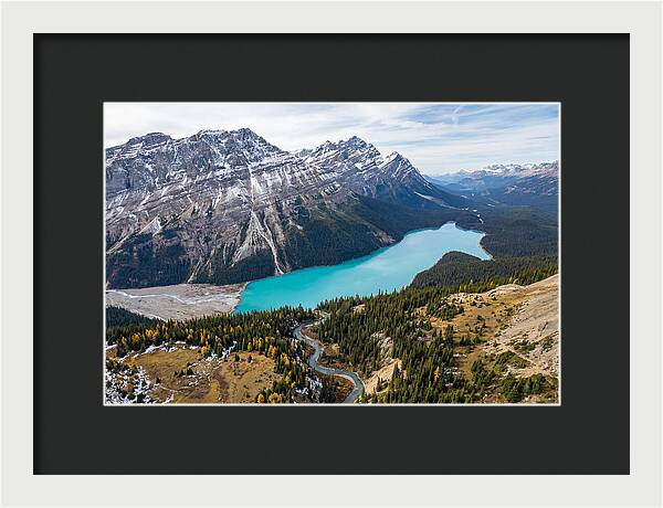 Peyto Lake Tranquil Vista