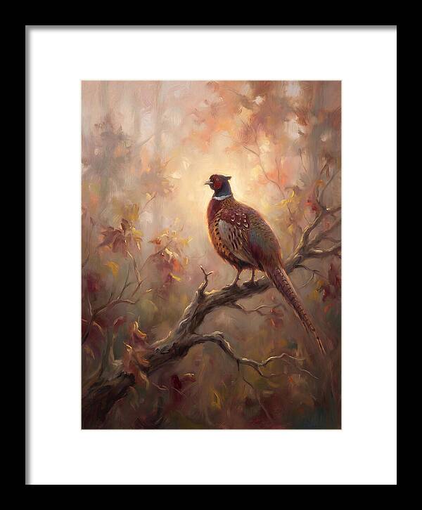 Pheasant In Autumn Glow