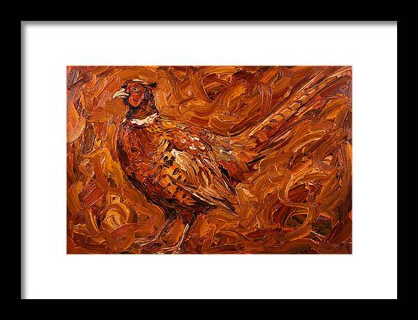 Pheasant In Expressionist Style