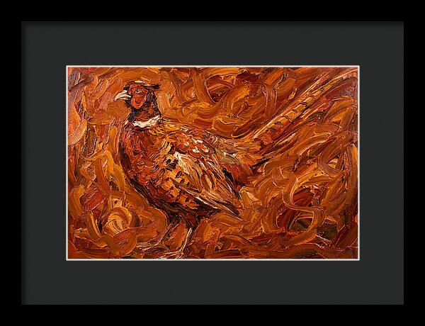 Pheasant In Expressionist Style