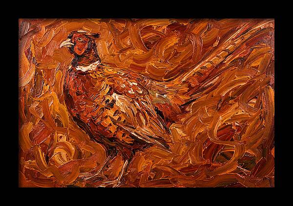 Pheasant In Expressionist Style