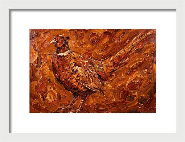 Pheasant In Expressionist Style