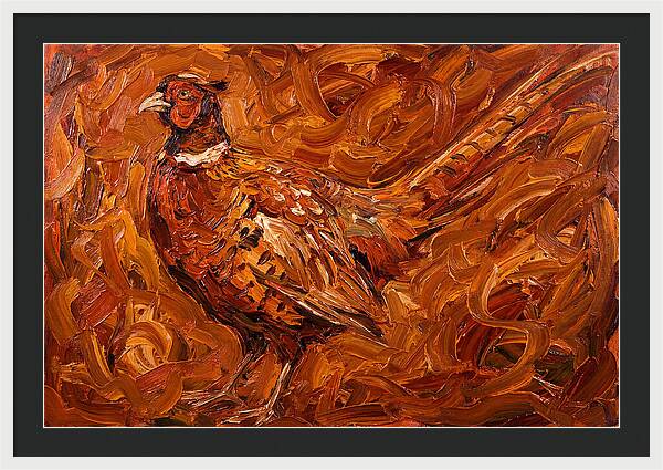 Pheasant In Expressionist Style